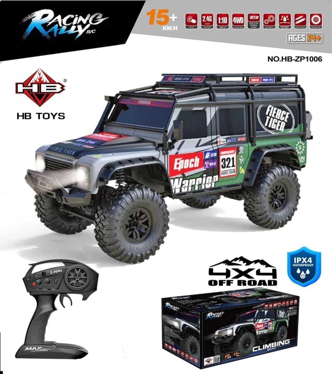 RC Crawler 1/10 Scale 4WD Hobby Grade Rock Crawler
