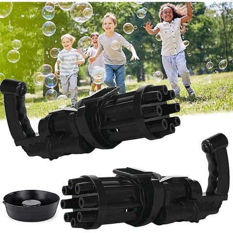 Electric Mini Gatling Bubble Gun
