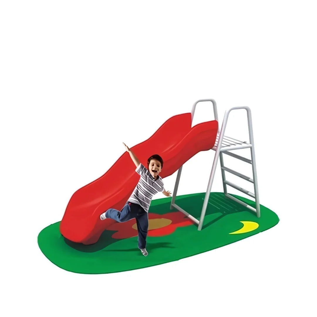 Red Color Slides for Kids with Stairs