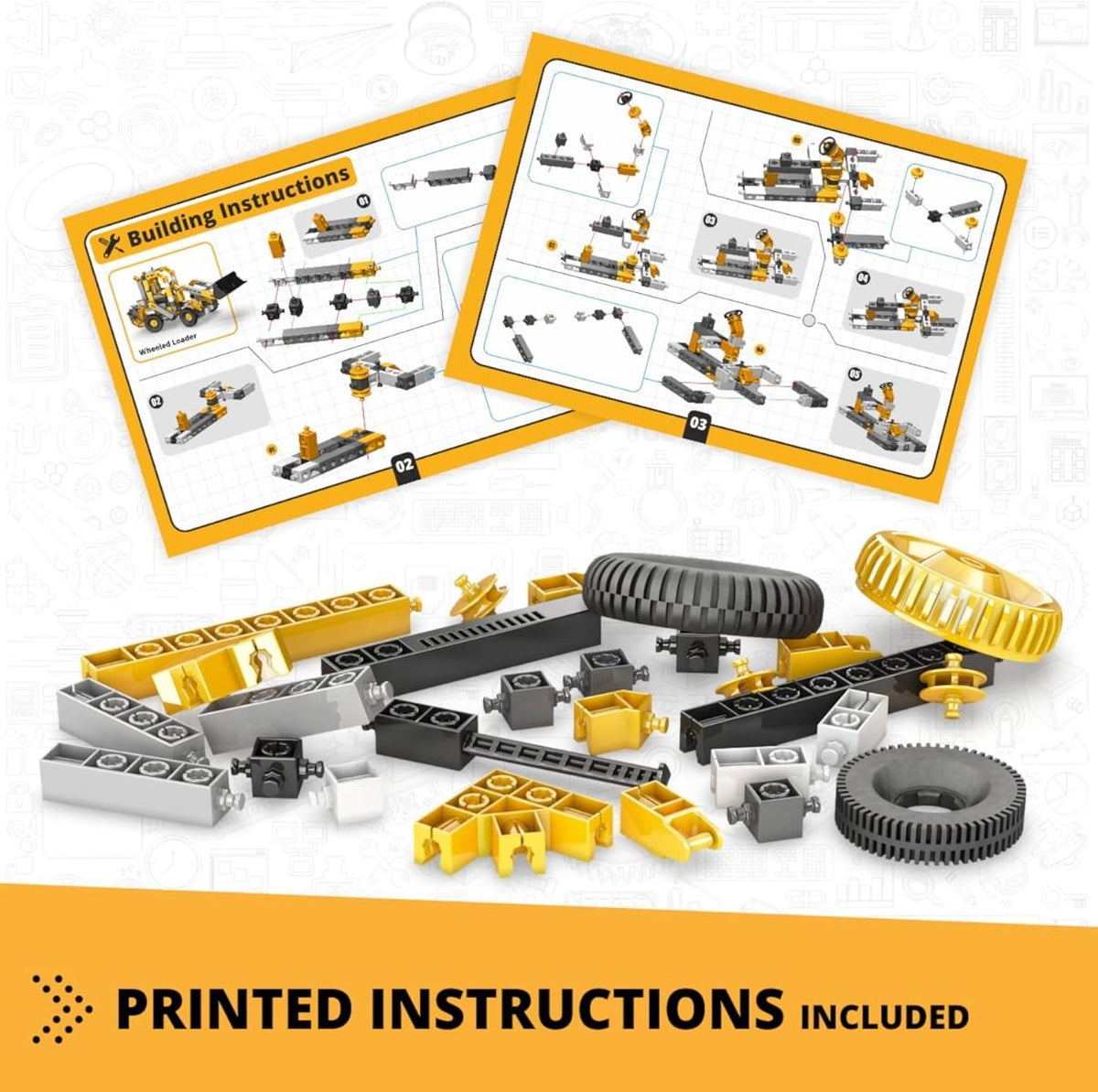 Engino Creative Builder Wheeled Loader(192 Pieces)