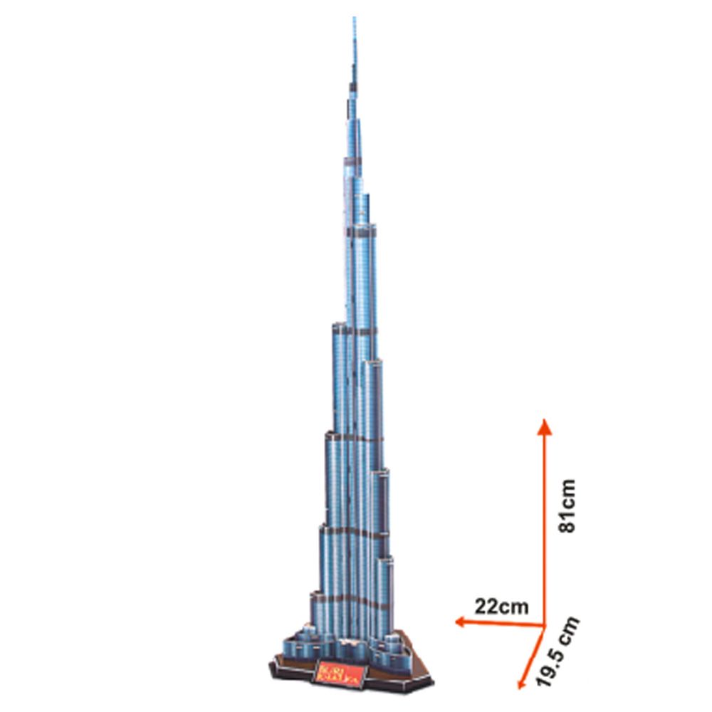 CubicFun Burj Khalifa 3D Puzzle (92 Pieces)
