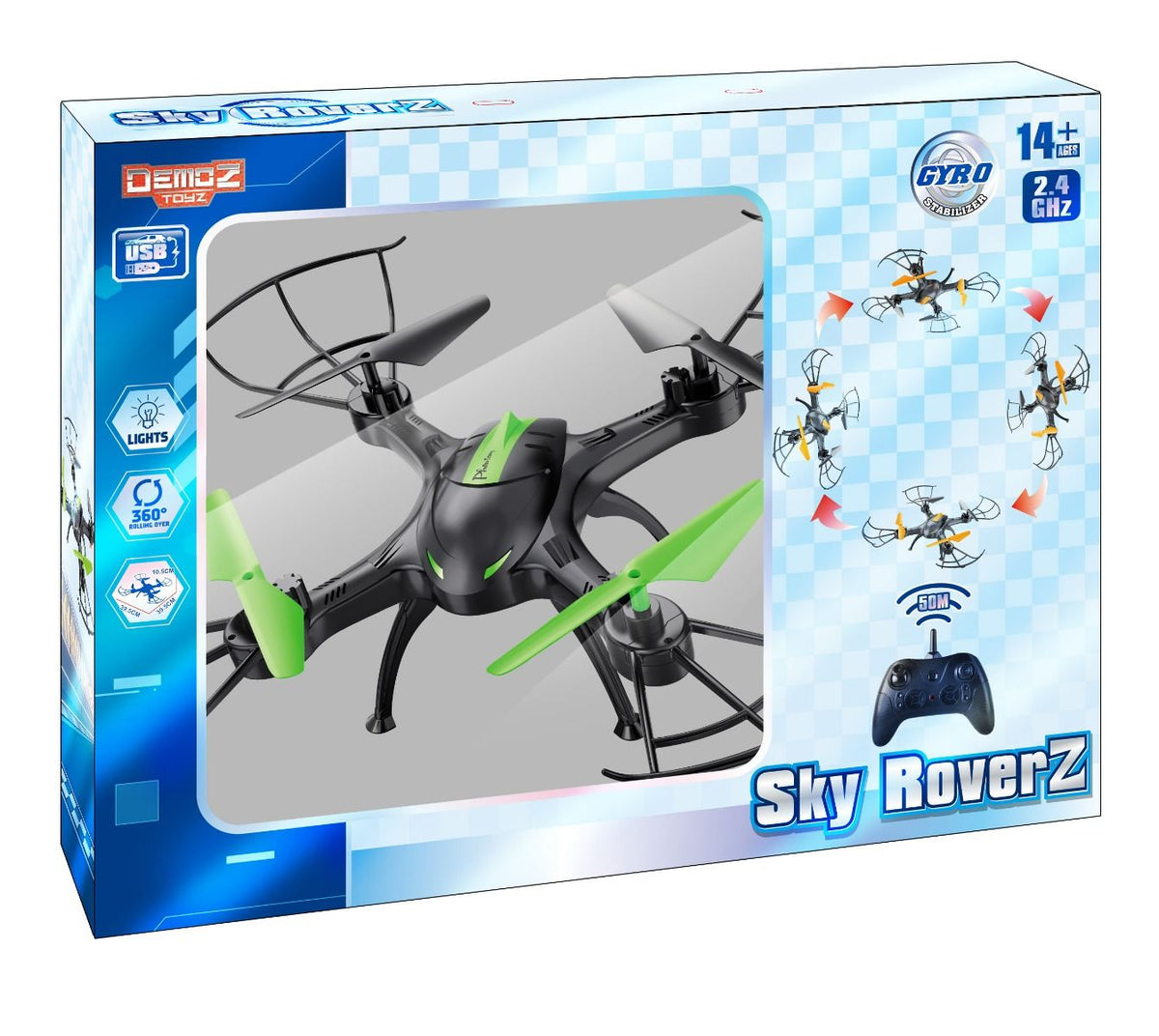 Power Joy Demoz RC Sky RoverZ 2.4G with Light