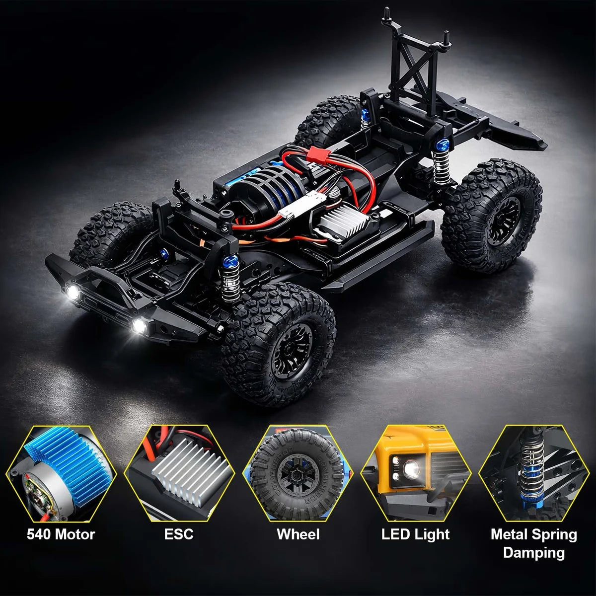 RC Crawler 1/10 Scale 4WD Hobby Grade Rock Crawler