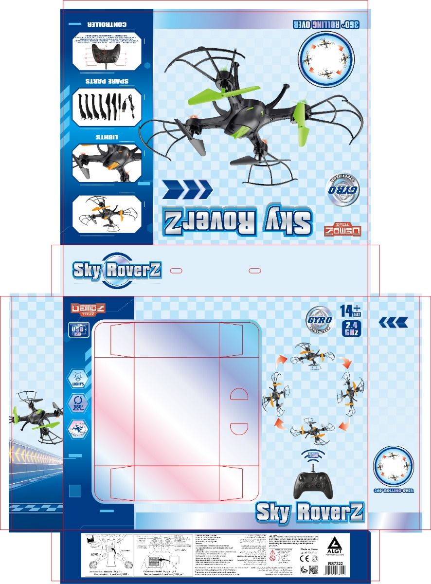 Power Joy Demoz RC Sky RoverZ 2.4G with Light